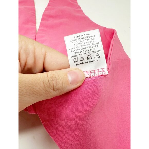 Cult Gaia Diem Top Halter Neck Open Back Front Gold Tone Hook Blossom Large - Picture 6 of 9